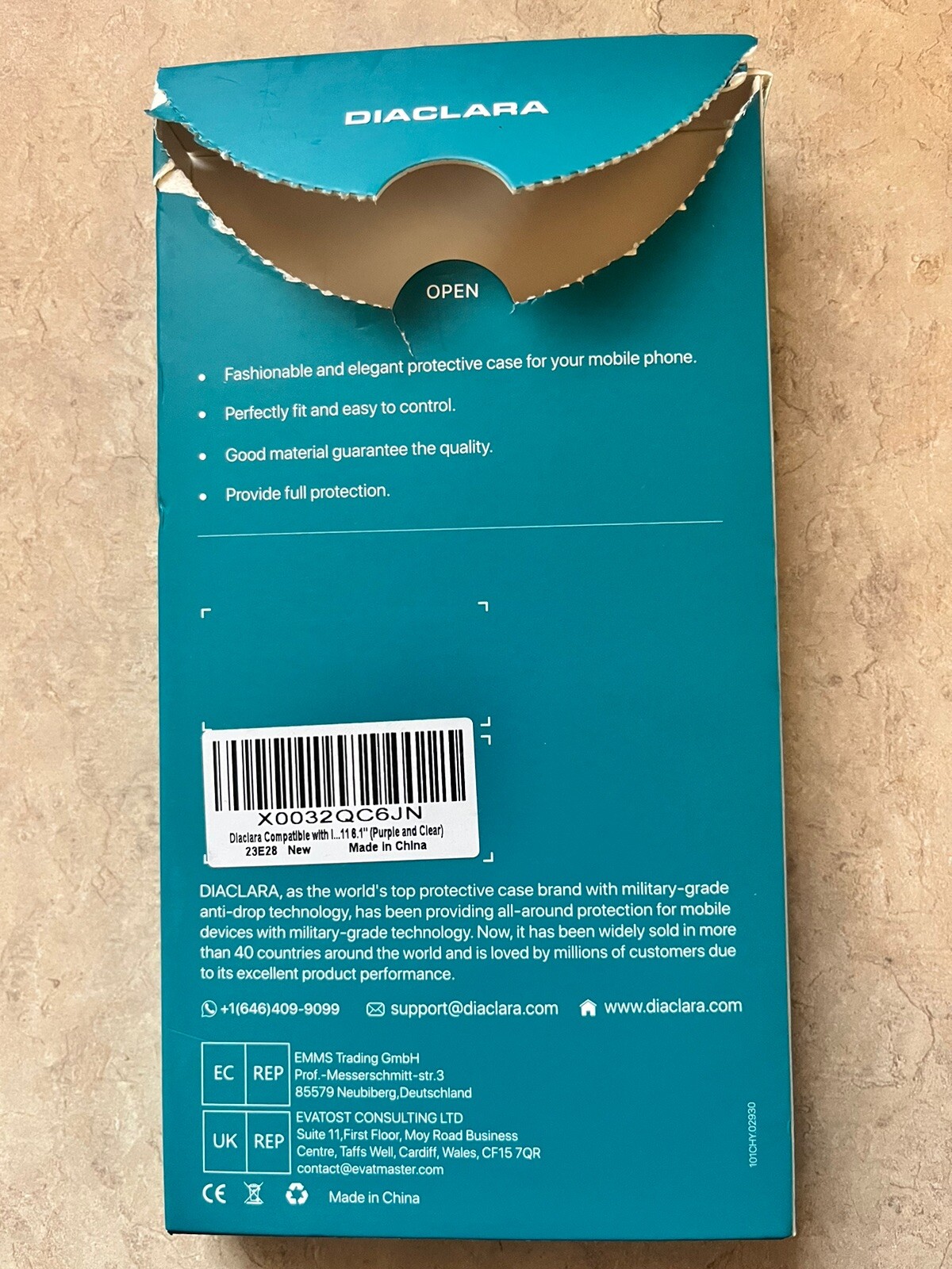 Diaclara iPhone 11 Case Purple/Clear eBay