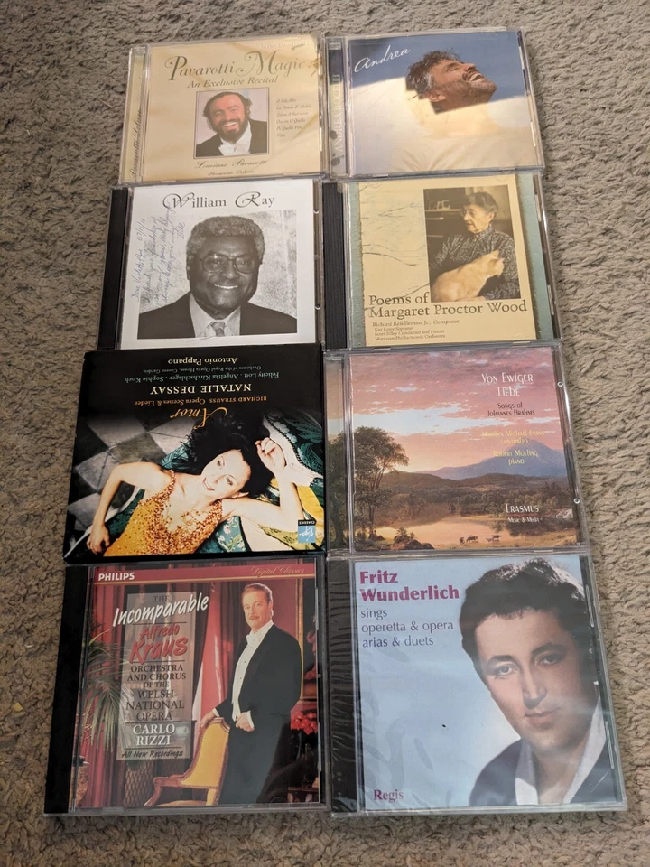 53 Opera Imports CD Lot Il Divo Pavarotti Bocelli Liszt Domingo Kraus Mahler Foto 2 de 4