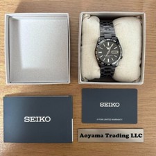 SEIKO SEIKO5 SNKE03KC Black Automatic Men's Watch New in Box from Japan  