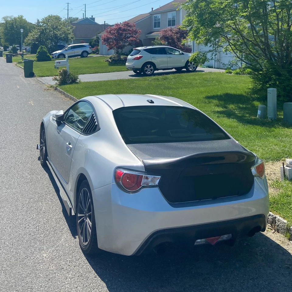 Fit 13-20 Scion FRS Subaru BRZ Carbon TRD Style Duckbill Trunk Spoiler Wing - Image 3 of 4