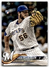2018 Topps Aaron Wilkerson Rookie Milwaukee Brewers #378