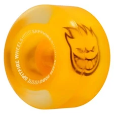 Spitfire Sapphire Conical Full Neon Orange 56mm 90a Skateboard Wheels