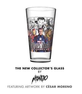 Alamo Drafthouse Mondo Avengers Endgame Pint Glass Caesar Moreno Ebay