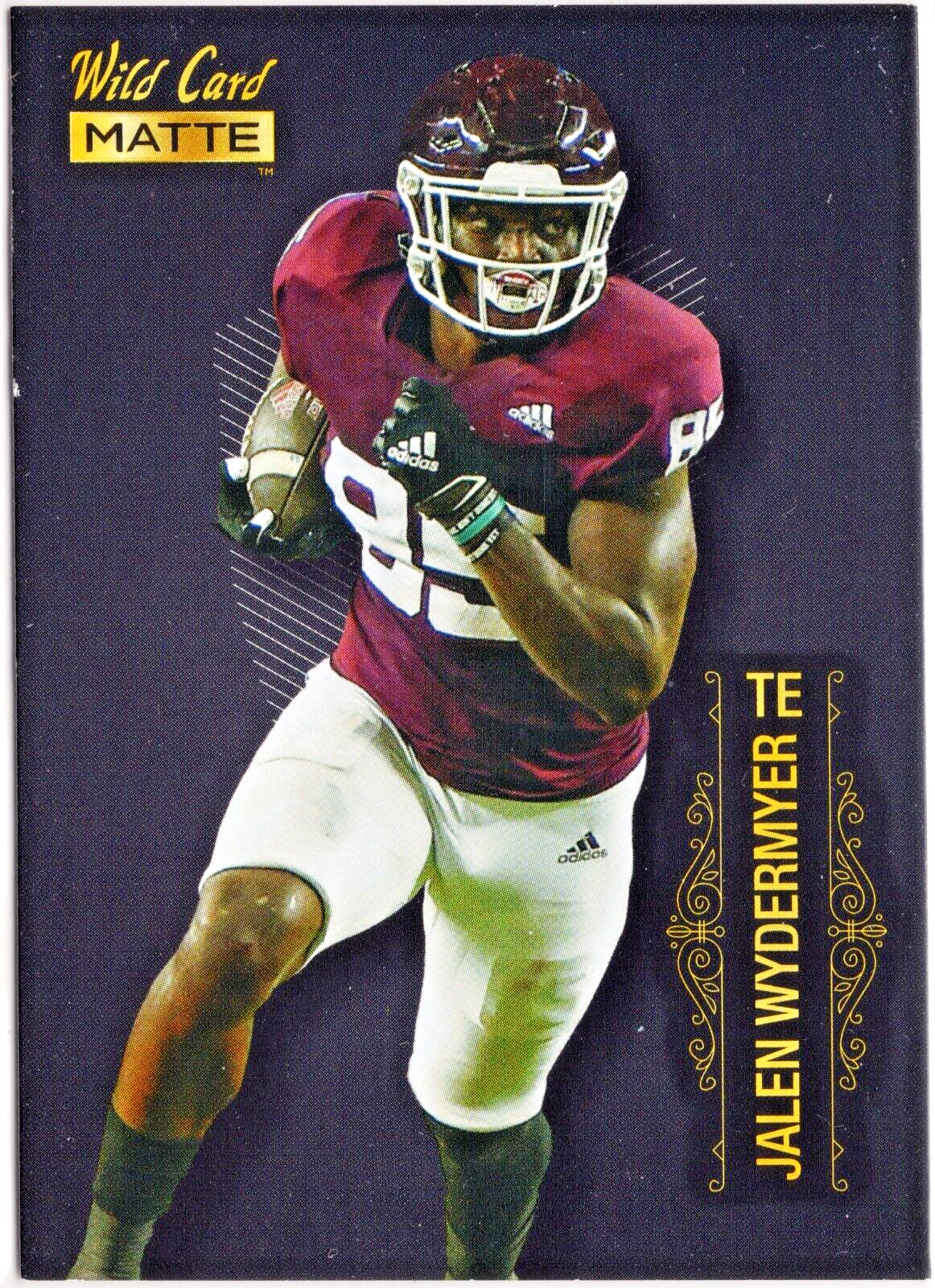 2021 Wild Card Matte Black Jalen Wydermyer #MBC-59 RC Texas A&M/Buffalo Bills