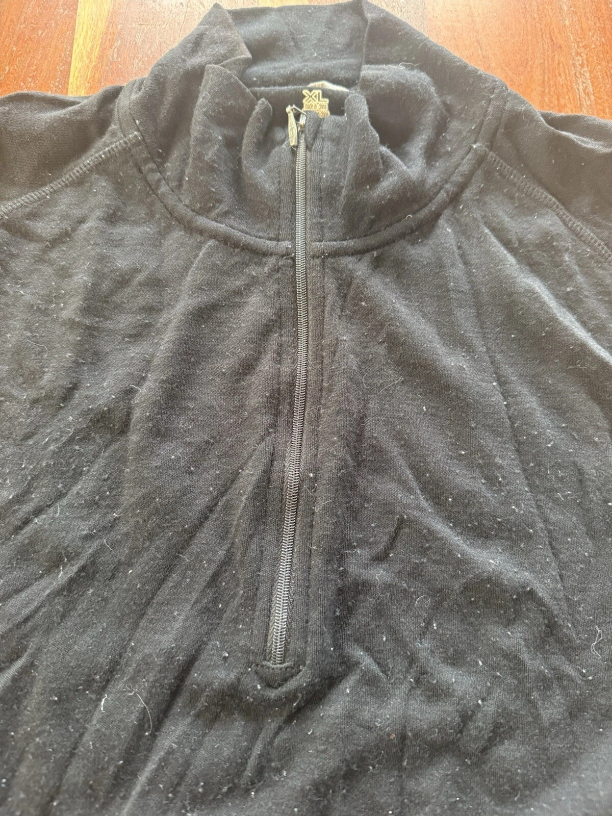 smartwool vintage 100% merino 1/4 zip base layer sweater