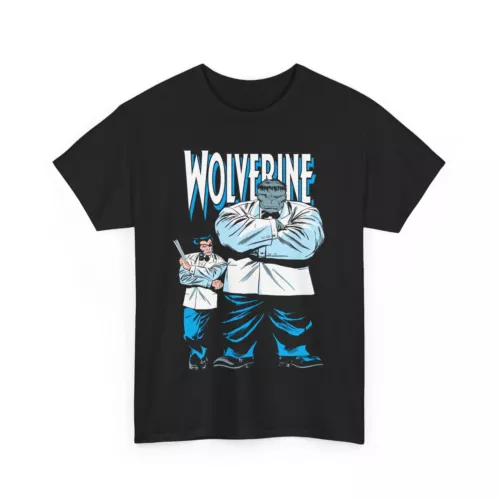 Wolverine & Hulk T-Shirt - Patch & Joe Fix-It - John Buscema Art - Marvel Comics