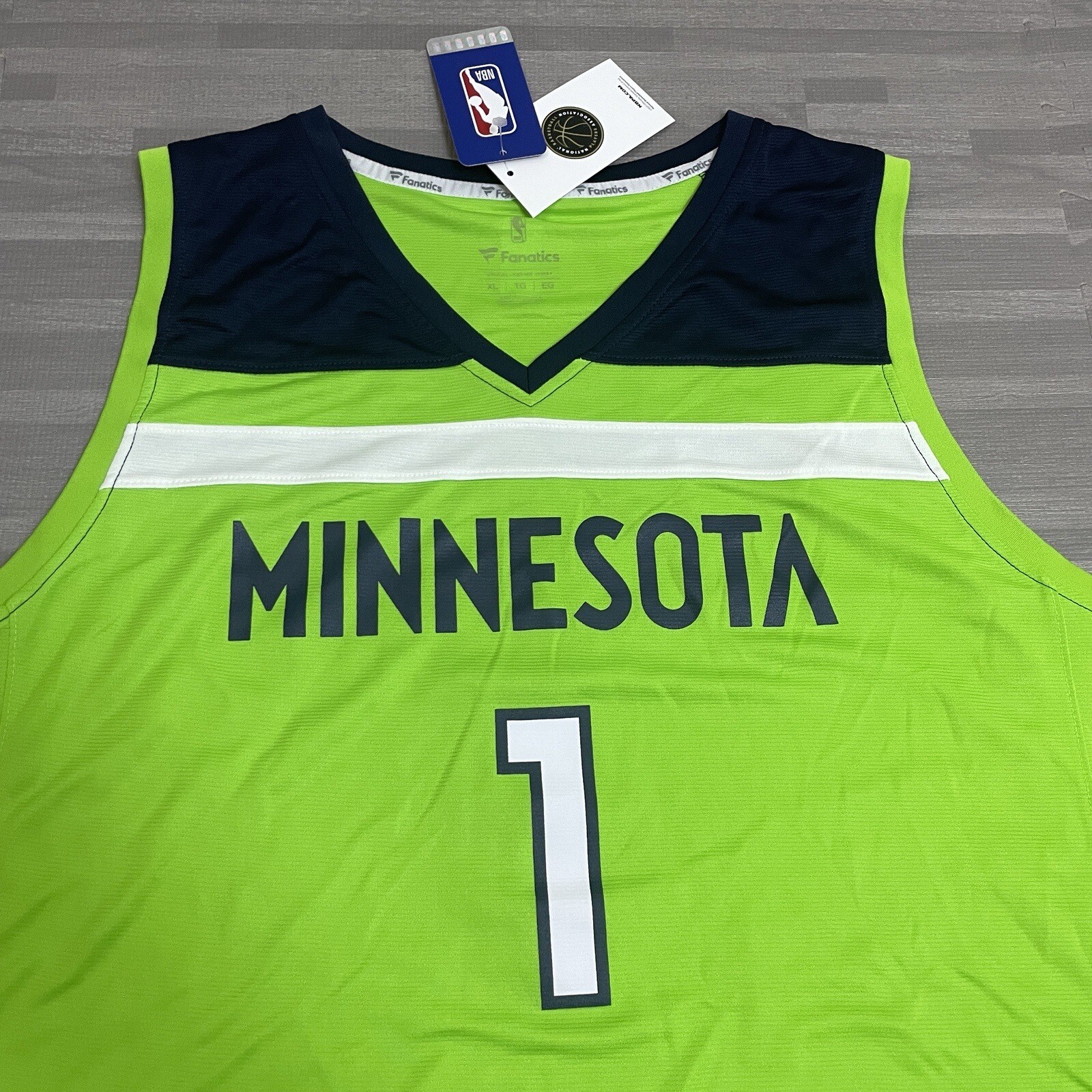Anthony Edwards Fanatics NBA Minnesota Timberwolves Swingman Jersey