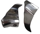 LAMBRETTA PAIR OF ALLOY CHROME SHARK TEETH GP NEW