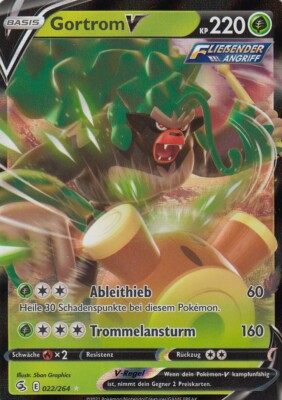 Gortrom-V 022/264 Fusions Angriff Pokemon Karte Deutsch