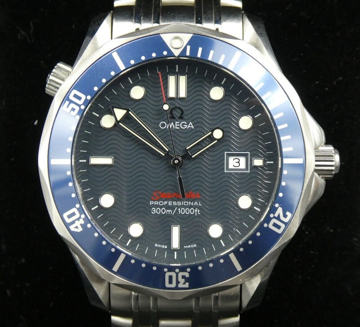 OMEGA Diver 300M Quartz Blue Men's 