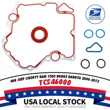 TCS46000 Premium Timing Cover Gasket Set Fit For 2011 Ram Dakota 3.7L V6&4.7L V8
