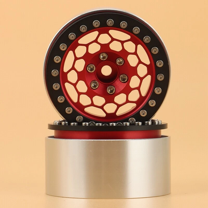 2.2“ Beadlock Wheel Hub Rim for 1/10 RC Crawler Axial SCX10 RR10 90056 Traxxas - Image 2 of 4