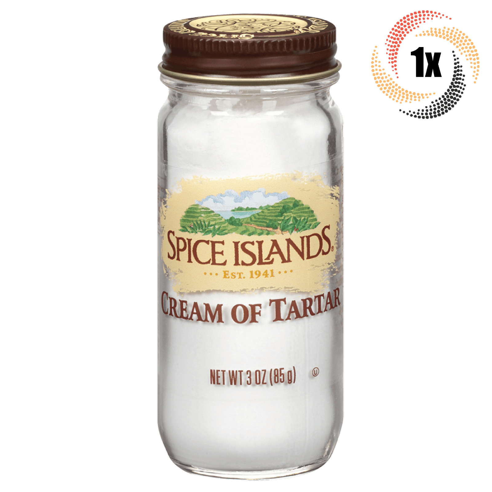 1x Баночка приправы Spice Islands Cream Of Tartar | 3 унции | Быстрая доставка