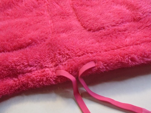 NWT ALL IN MOTION Pullover Fleece Women Pink M 1/4 Fleece Drawstring Hem Pockets - Picture 14 of 17