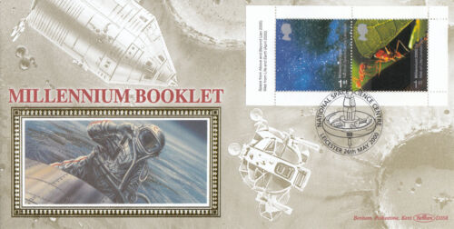 (108432) Millennium Booklet GB Benham D358 FDC Space Science Centre 2000 - Imagen 1 de 1