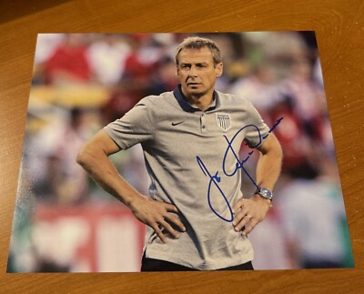 JURGEN KLINSMANN Autographed 8x10 Photo SIGNED AUTO Team USA USMNT