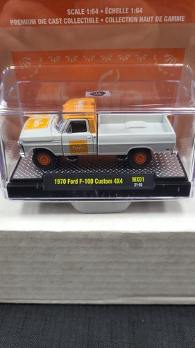 NIB 2021 1970 FORD F-100 CUSTOM 4X4 TRUCK FANTA SODA M2 MACHINES 1/64 MX01 21-33 - Picture 2 of 3