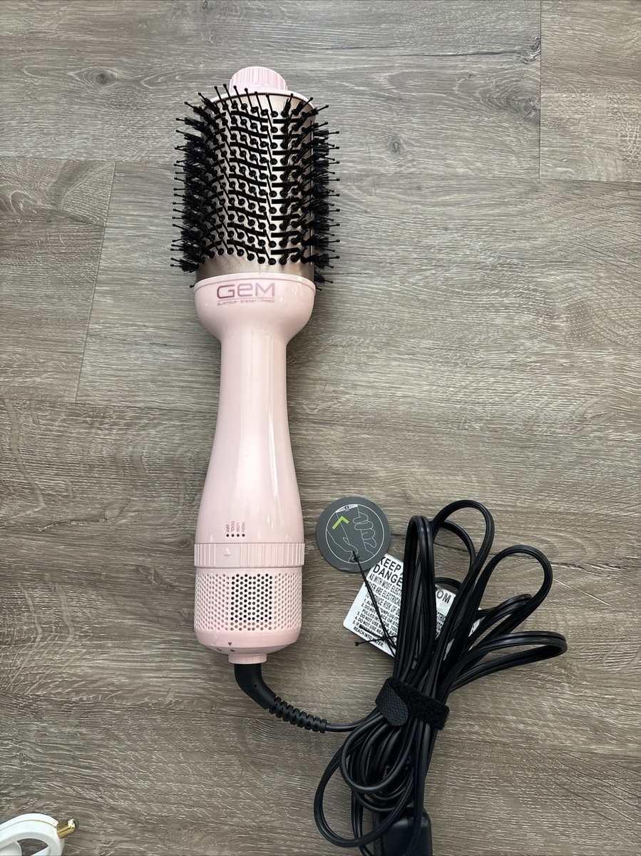 Gem Ceramic Hot Air Blow Out Brush Dryer Brush EUC Pink | eBay
