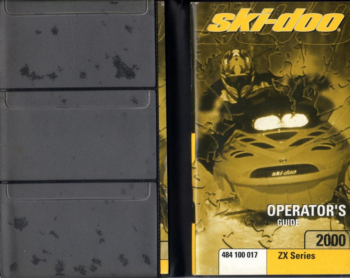 2000 SKI-DOO SNOWMOBILE ZX SERIES OPERATOR MANUAL 484 100 017 (513