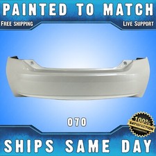 NEW Painted *070 Blizzard White* Rear Bumper Cover for 2010-2015 Toyota Prius