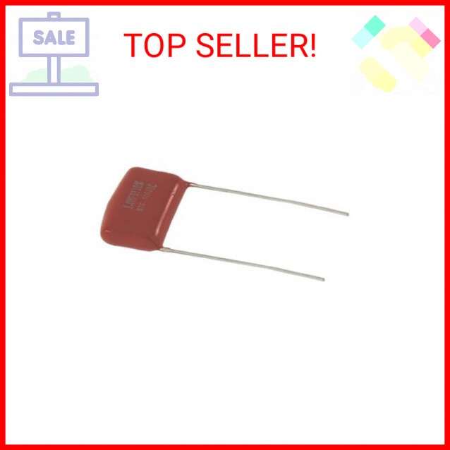 Polyester Film Capacitor, Non-Polarized, Radial Lead, 0.002 µF, 10% Tolerance, 1