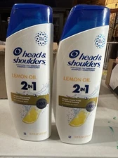 Head & Shoulders (2 Pack) 2 In 1 Lemon Oil Scent Shampoo Conditioner 12.5oz 6/26