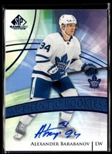2020-21 SP Game Used Blue Autographs Alexander Barabanov #147