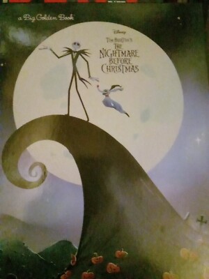 Disney The Nightmare Before Christmas Hardcover NEW A Big Golden Book