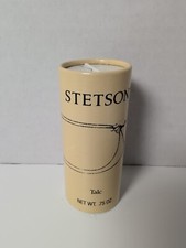 New Open Stetson Cody Body Talc for Men Travel .75 oz Vintage Open 80s Prop