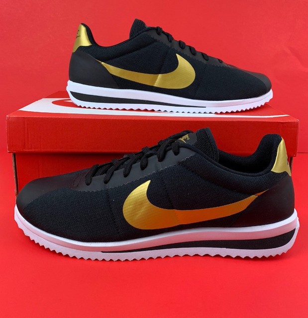 nike cortez ultra black gold