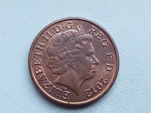 2012 One Penny 1P Elizabeth II circulated - Picture 2 of 8