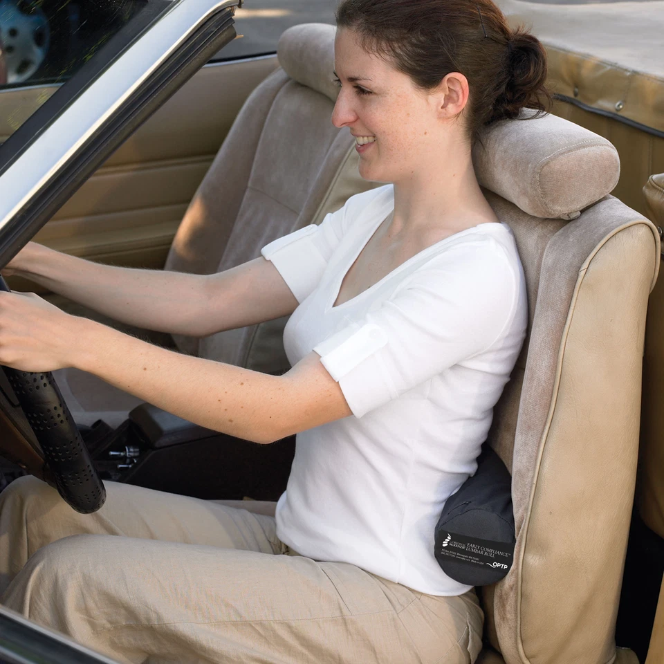 Rolo lombar OPTP original McKenzie conformidade precoce – pequeno suporte macio para costas - Imagem 3 de 4