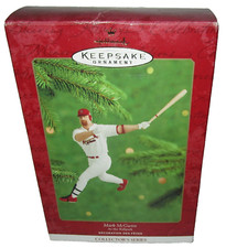 HALLMARK ~ MLB KEEPSAKE ORNAMENT ~ MARK McGwire At the Ballpark   Dated 2000