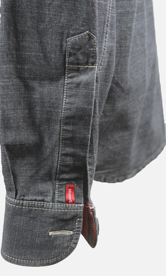 Signum Camisa Vaquera Manga Larga, Hombre T. M, Muy Buen Estado - Imagen 3 de 4