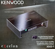 NEW KENWOOD X503-1 "X series", 2-Ohm Stable, Monoblock Car Audio Amplifier