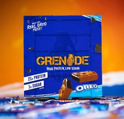 Grenade OREO Protein Bar - High Protein, Low Sugar - 12 x 60g