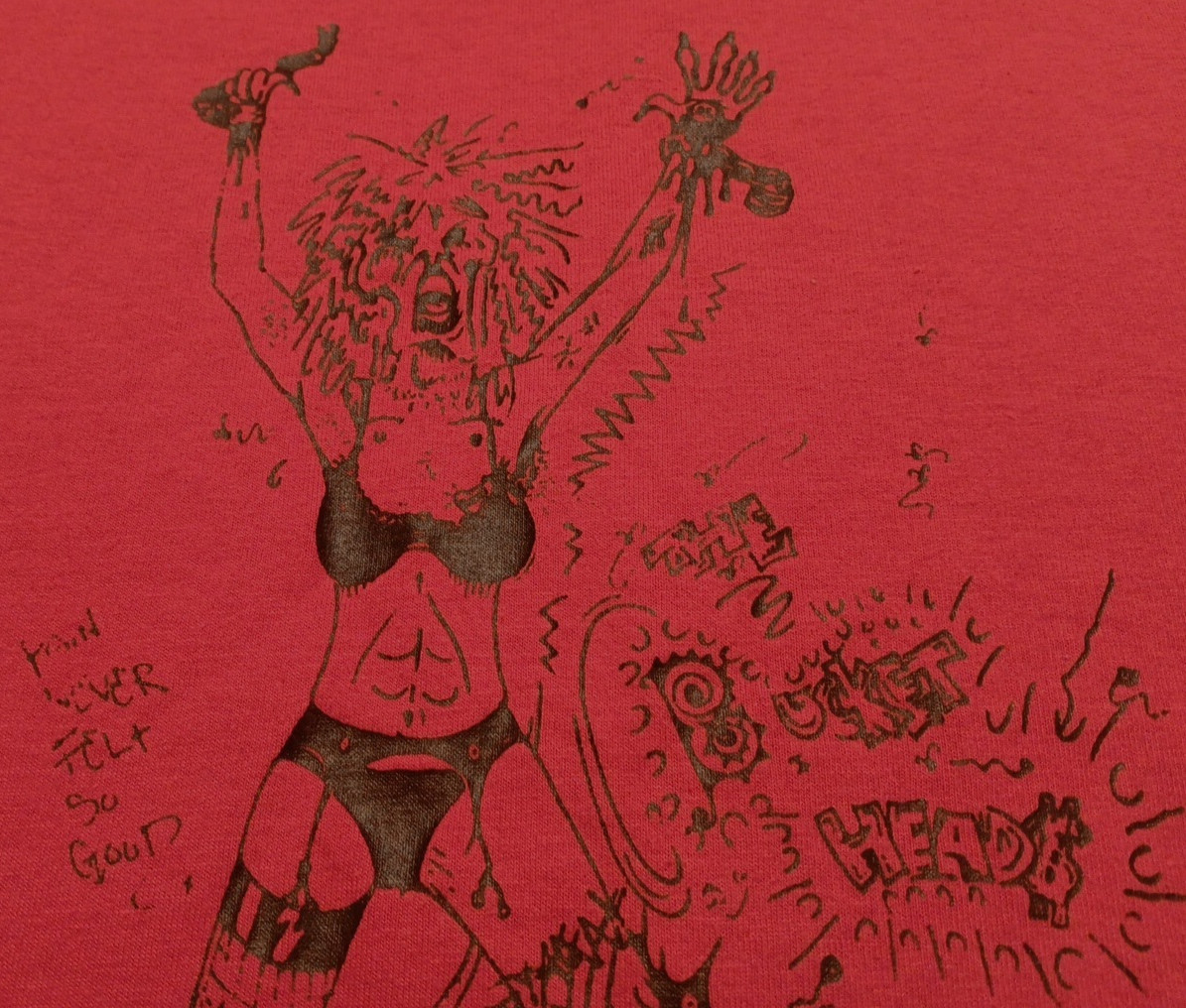 Vtg XL Screen Stars The Bucketheads Graphic Collector Single Stitch T Shirt