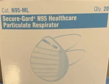 N95 Masks NIOSH Rated by Cardinal Health - 20/Box Size Med/Lg.
