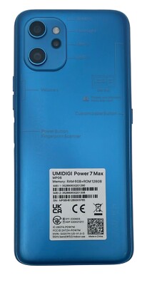 UMIDIGI Power 7 Max Smartphone 6150mAh 6.7'' 6GB + 128GB Global Unlock - Open Box