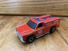 Vintage 1974 Hot Wheels Emergency Rescue Unit Red Truck