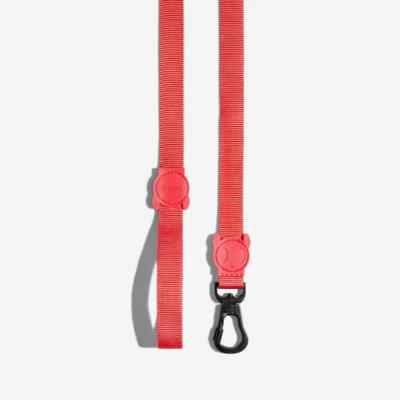 New Zeedog Neon Coral Dog Leash- Small or Large