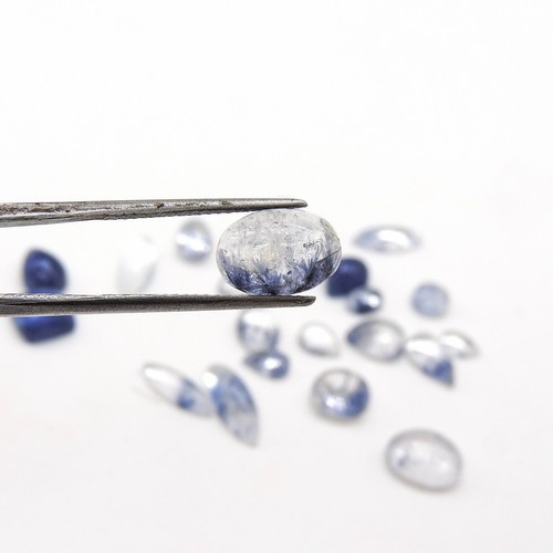 Natural 34.20 CTS 22 PIEZAS Dumortierita Suelta Cuarzo Piedras Preciosas Cabina, Dumortierita - Imagen 5 de 16