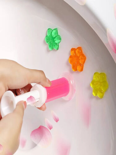 4pcs Mixed Color Toilet Cleaning Tablets