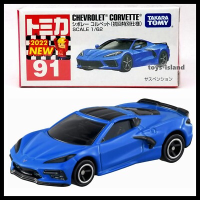 TOMICA 91 CHEVROLET CORVETTE 1/62 TOMY DIECAST CAR 2022 JUNE NEW
