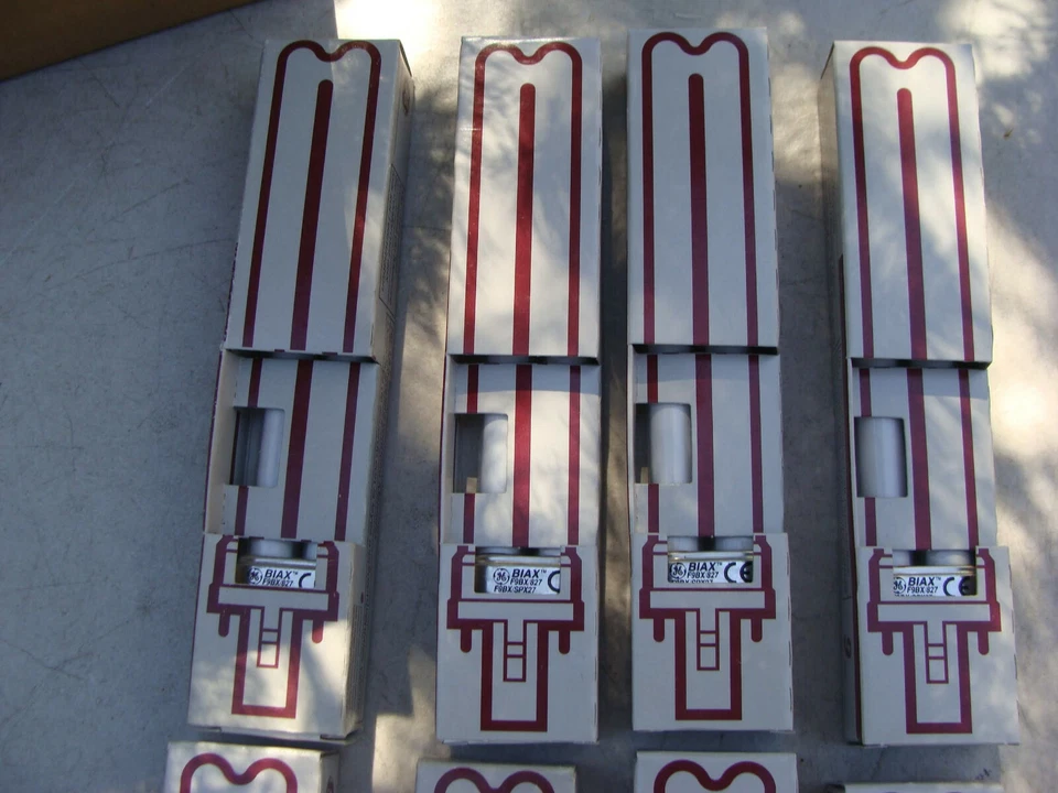 批量 8 件 - GE F9BX/SPX27/827 9W=30W 2 针 T4 紧凑型荧光灯 — 第 3/4 张图片