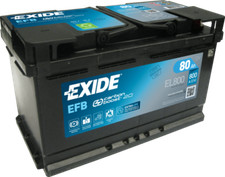 BATTERIA EXIDE EL800 ECM-EFB 80 AH 800 A (FIAT FORD VW RENAULT OPEL PEUGEOT BMW)