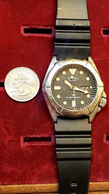 1990 Seiko Vintage Diver Quartz Watch | eBay