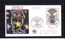 enveloppe 1er jour  tableau  tapisserie de Lurcat  Aubusson  voyagée   1966