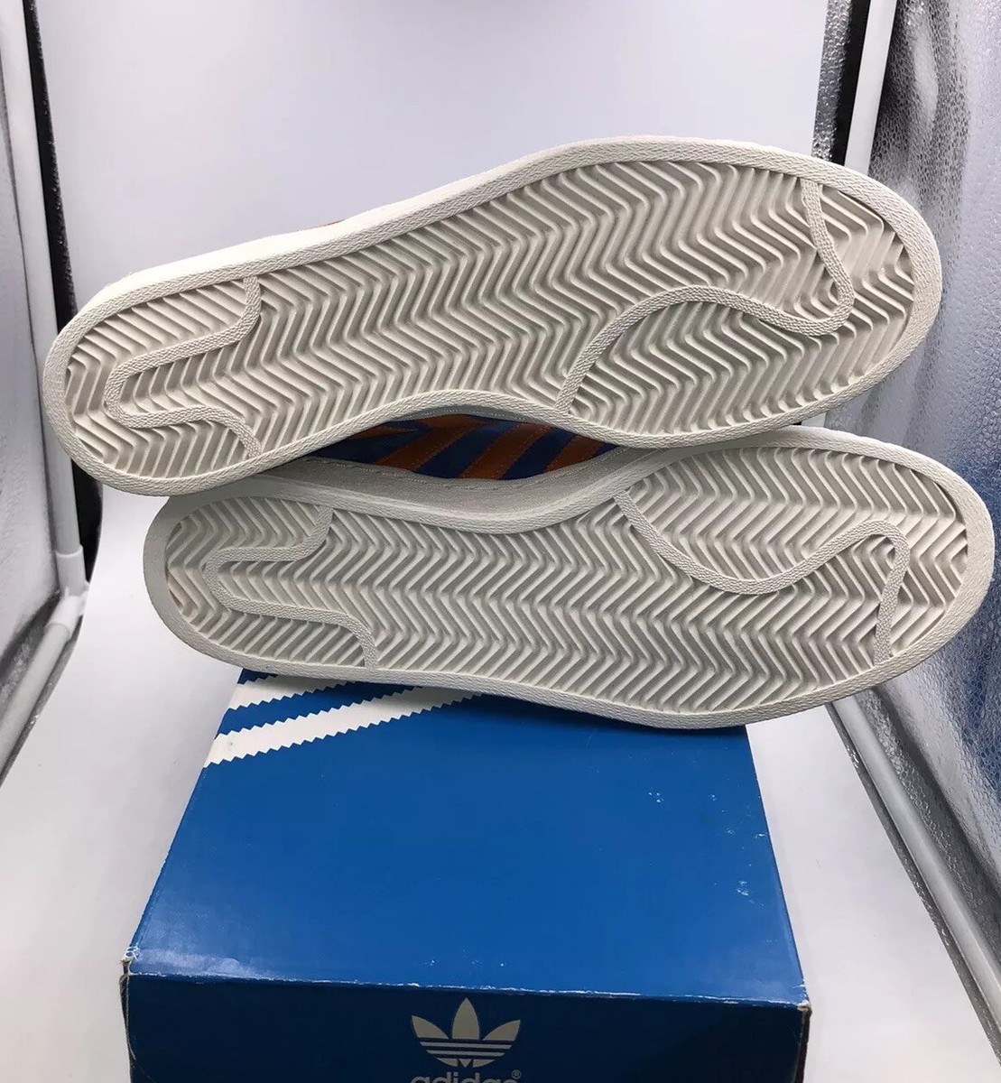 Adidas Jabbar HI Sz 10.5 Kareem Abdul-Jabbar Blue Orange  display picture 1