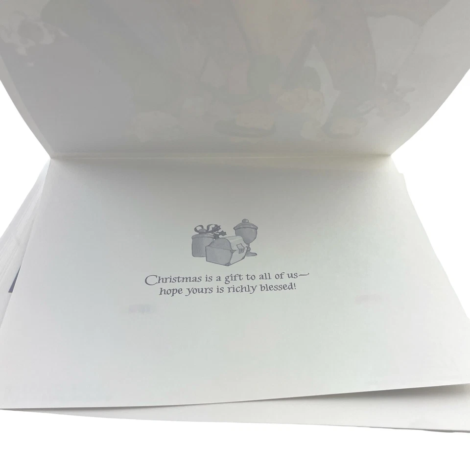 Tarjetas de Navidad American Greeting Tres Magos como Niños Cachorro Perro Foto 4 de 4